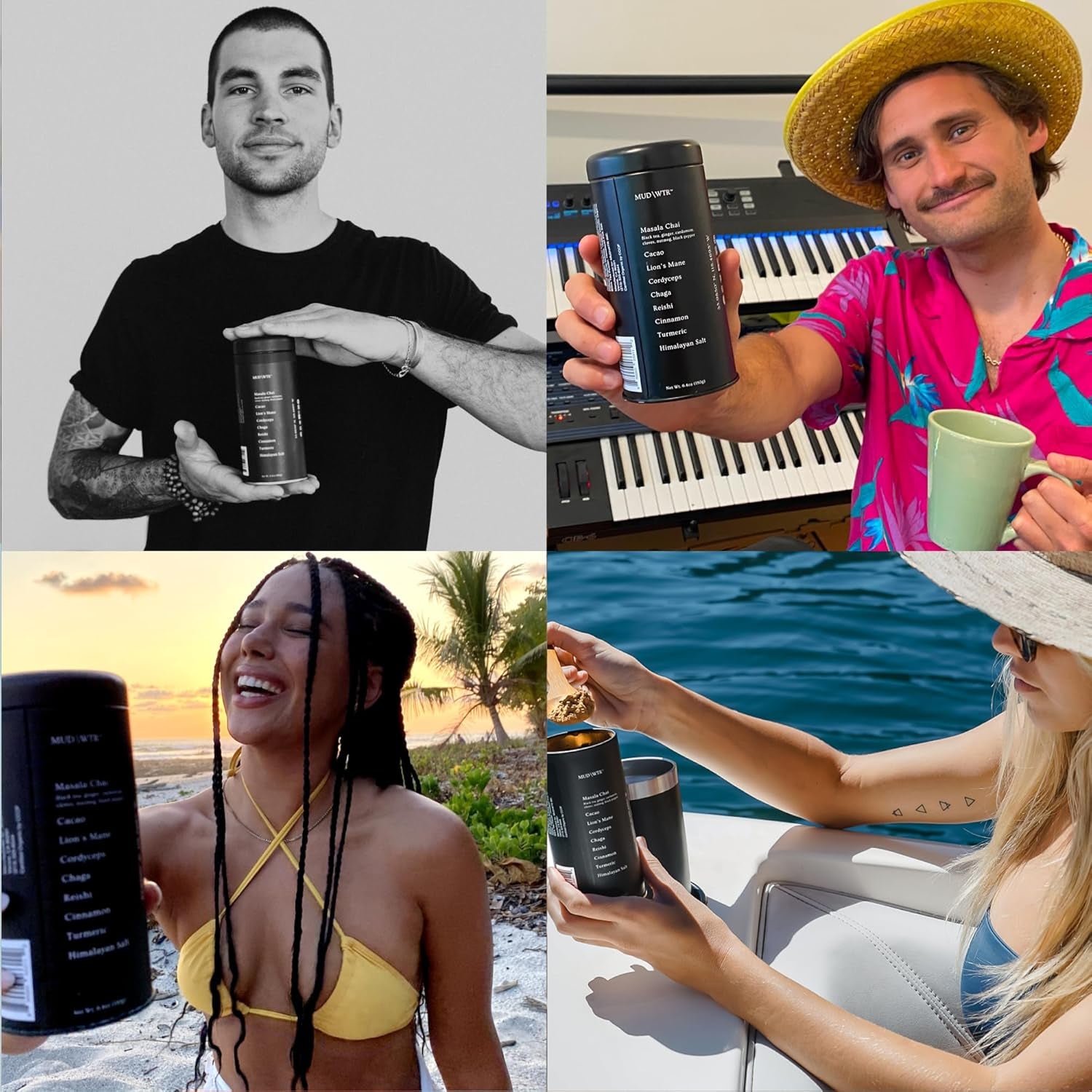 MUDWTR Original Mushroom Coffee Alternative | 2,240Mg USA Grown & Adaptogenic Mushrooms | USDA Organic | Lion'S Mane, Cordyceps, Chaga & Reishi | Energy, Focus & Immunity Support | 30 Servings