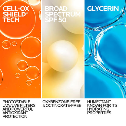 La Roche-Posay Anthelios UV Pro-Sport SPF 50 Sunscreen for Face & Body, Water & Sweat Resistant with Non-Drip Formula, Invisible Broad Spectrum Sunscreen Lotion, Lightweight & Breathable