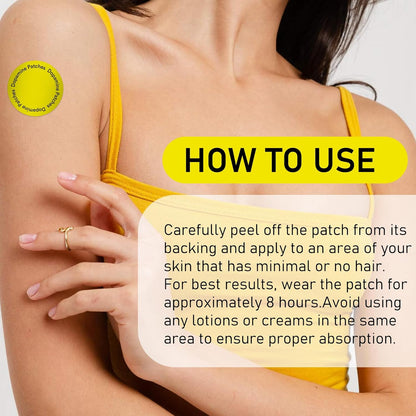 Dopamine Patches - 30 Vegan Patches for Women and Men, Natural Support and Daily Care