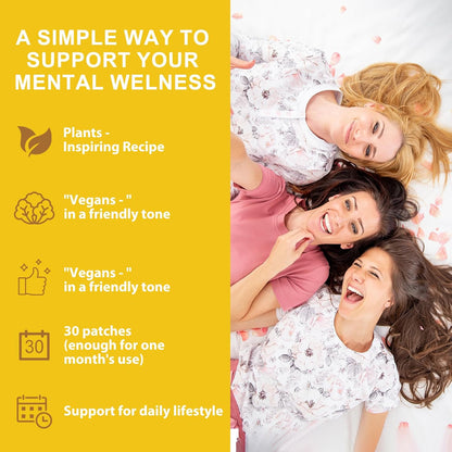 Dopamine Patches-Used for Enhancing Concentration and Maintaining Emotional Stability on a Daily Basis (30 Pack) (1PCS)