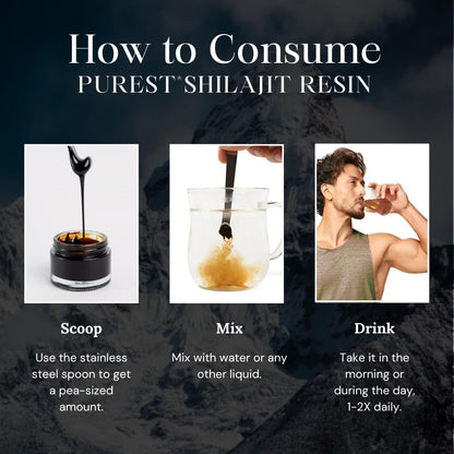, High Nutritional Potency, Grade a Shilajit Resin with 85+ Plant-Derived Trace Minerals and Fulvic Acid, Energy & Immune Suport for Men and Women, 3Rd Party US Lab Tested (30G)